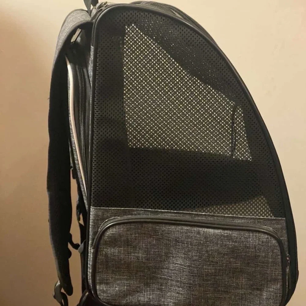ComfortPet gray Breathable Backpack Carrier for Dogs & Cats